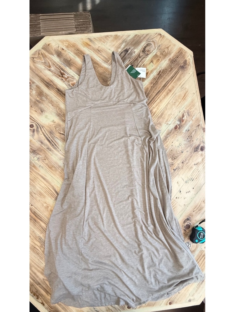 Halara taupe sleeveless maxi dress - XL 0756